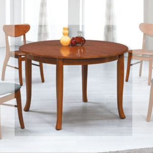 E385-3 柚木色4尺圓桌