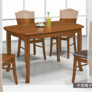 E386-5 大法式柚木餐椅