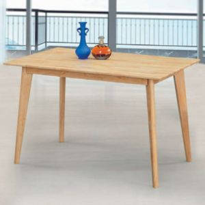 E391-3 劍橋3*5全實木餐桌 本色