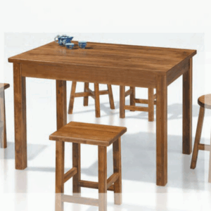 E393-5 手工染色實木餐桌 高75公分 2.5*4尺