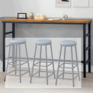 E396-2 工業風集層材6尺吧台桌