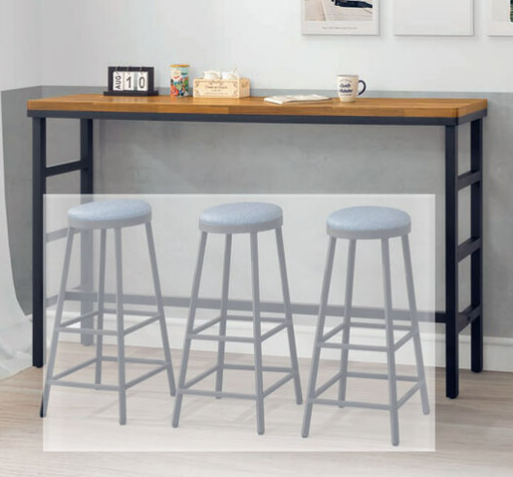 E396-2 工業風集層材6尺吧台桌