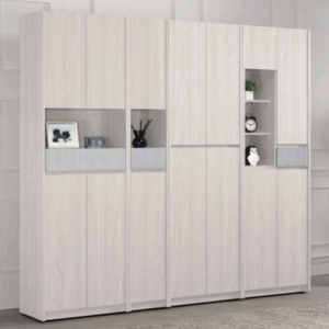 A1527-1 喬倫斯7.2尺玄關組合鞋櫃 ⊙附活動隔板13大9小片