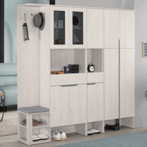 A1529-1 羅恩6.1尺玄關組合鞋櫃 ⊙附活動隔板9大3小片