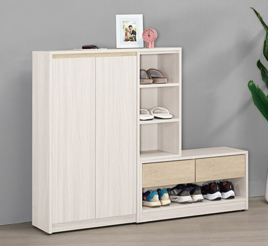 A1532-3 克萊格4.6尺組合鞋櫃 全組 ⊙附活動隔板4片