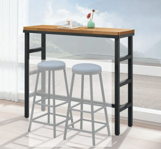 E395-6 工業風集層材4尺吧台桌