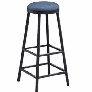 E420-13工業風吧台椅 牛仔藍