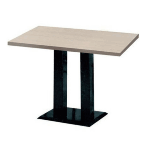 E402-7 白櫻桃木2*3.5尺木心板餐桌貼美耐板、雙管鐵腳