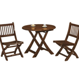 E398-25實木圓折桌