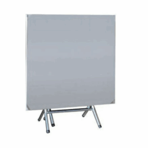 E405-19 白鐵不鏽鋼製桌2*2尺 含電鍍中腳