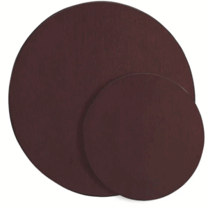 E403-26 胡桃色桌面60公分圓