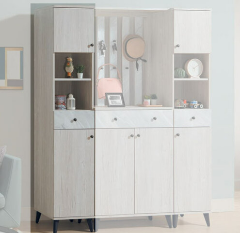 E426-5 艾曼尼1.3尺鞋櫃 左桶