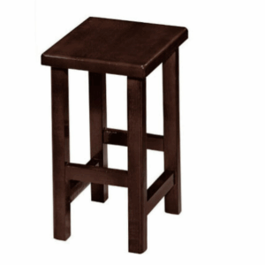 E416-3 胡桃色四方椅