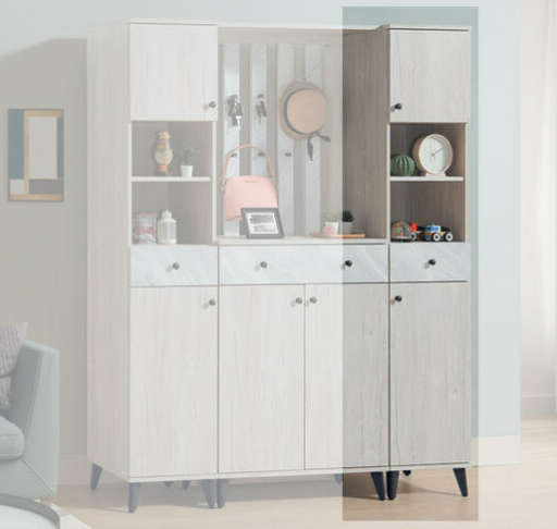 E426-6 艾曼妮1.3尺鞋櫃右桶