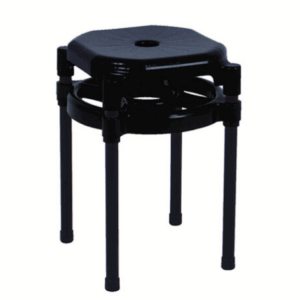 E415-7 四方圓中洞椅 黑