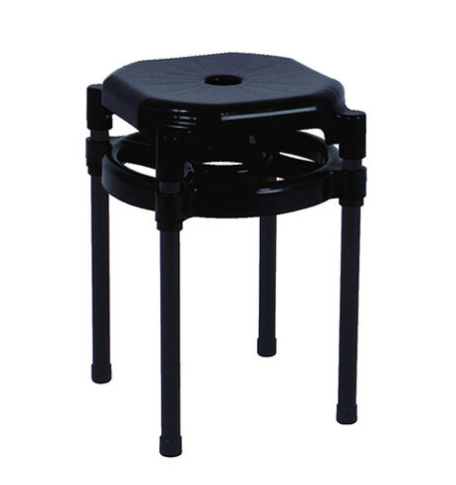 E415-7 四方圓中洞椅 黑