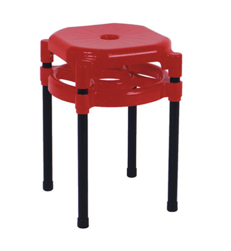 E415-8 四方圓中洞椅 紅