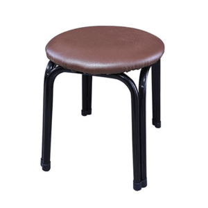 E415-20 八腳圓椅 矮 咖啡