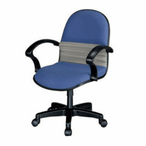 E424-7 辦公椅HF-65 藍灰 有手