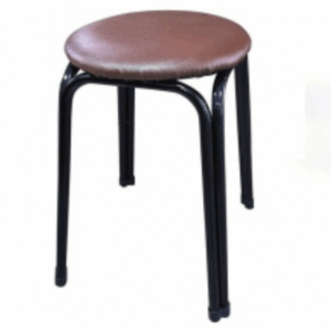 E415-17 八腳圓椅(高)(咖啡)