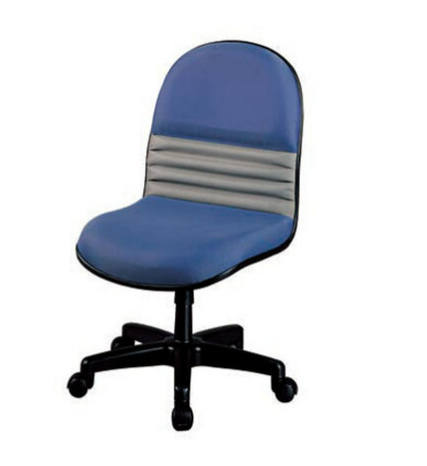 E424-8 辦公椅HF-66 藍灰無手