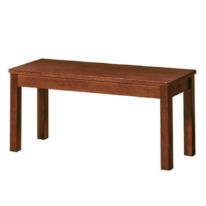 E416-18 柚木色3人板凳