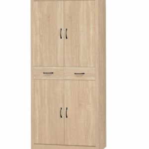 E444-1 原切橡木3*6尺鞋櫃 ⊙透氣孔×2、 ⊙隔板六片.附鞋叉2支