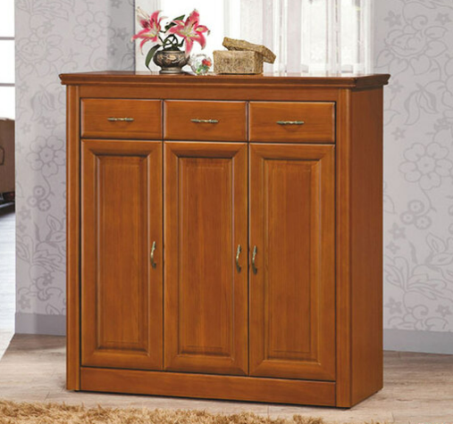 E436-2 楠檜柚木4尺鞋櫃