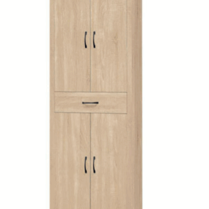 E443-3 原切橡木2*6尺鞋櫃 ⊙隔板六片、 ⊙附鞋叉2支、 ⊙透氣孔×2