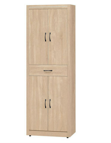 E443-3 原切橡木2*6尺鞋櫃 ⊙隔板六片、 ⊙附鞋叉2支、 ⊙透氣孔×2