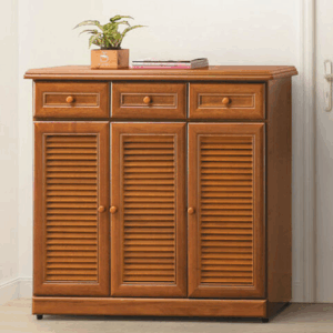 E436-4 樟木百葉4尺鞋櫃