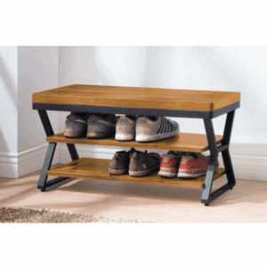 E446-9 工業風雙面坐鞋架