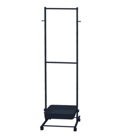 E455-2 日式創意雙層吊衣架 曜石黑 DIY請自行組裝