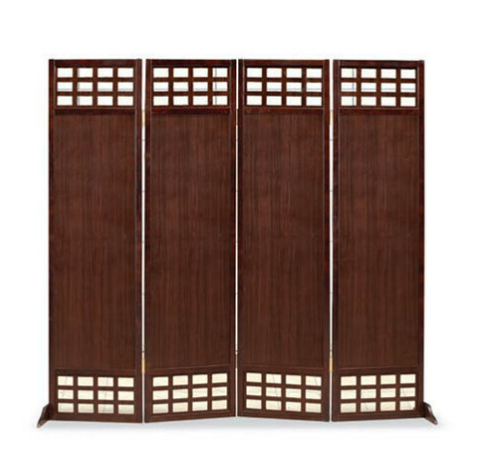 E458-2 胡桃木紋屏風