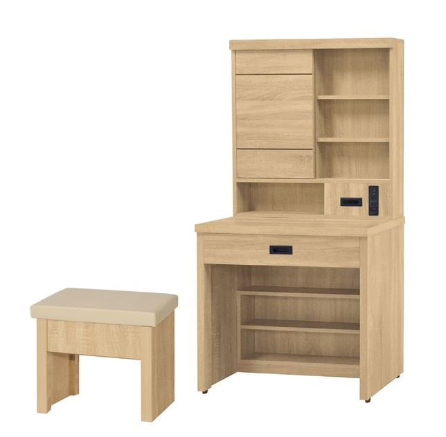 F165-3 原切鏡台 含椅