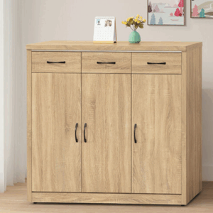 E443-5 原切橡木4尺鞋櫃⊙隔板左大四片右小四片 附鞋叉*2 透氣孔*1