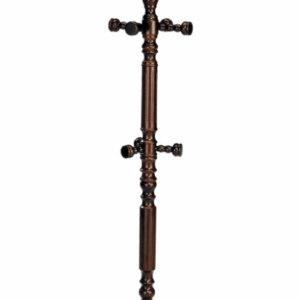 E457-3 胡桃色圓盤衣架 請自行DIY