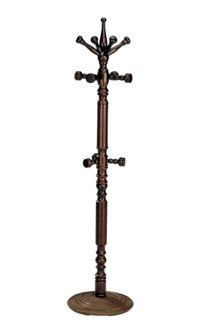 E457-3 胡桃色圓盤衣架 請自行DIY