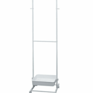 E455-3 日式創意雙層吊衣架 閃耀白