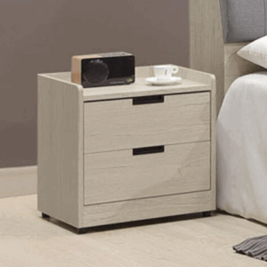 F188-3 布來恩淺灰灰橡床頭櫃