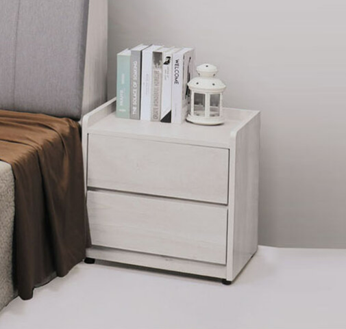 F169-3 雪冬床頭櫃