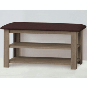 E448-9 米蘭3尺座鞋櫃 咖啡色 組裝