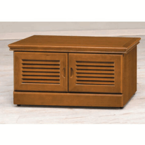 E447-5 樟木色3尺正百葉座鞋櫃