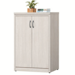 E445-5 白原切2.7尺鞋櫃 ⊙隔板五片、 ⊙無鞋叉