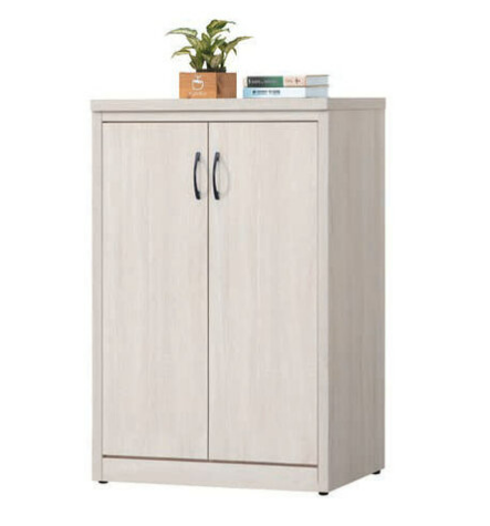 E445-5 白原切2.7尺鞋櫃 ⊙隔板五片、 ⊙無鞋叉