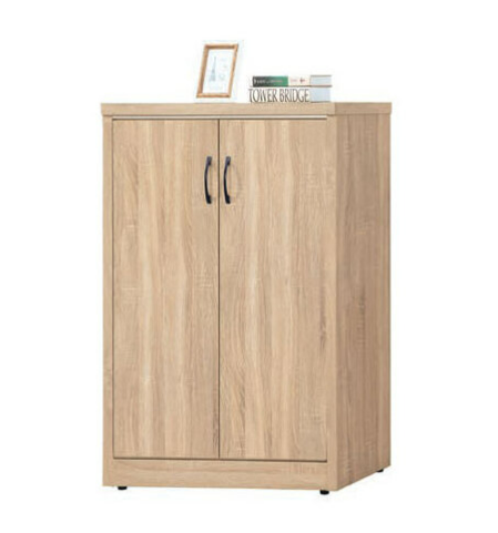 E445-6 原切橡木2.7尺鞋櫃 ⊙隔板五片、 ⊙無鞋叉