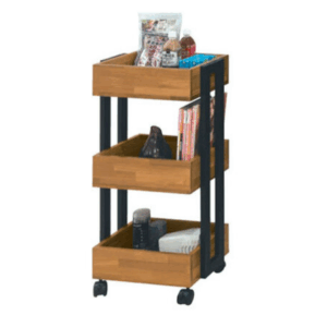 E454-8 工業風木心板活動置物櫃