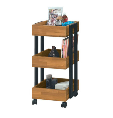 E454-8 工業風木心板活動置物櫃