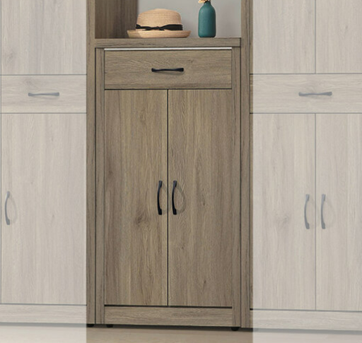 E445-7 灰橡色2尺鞋櫃