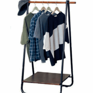 E455-5 日系鐵籃A字秒收吊衣架 黑 DIY商品　自行組裝